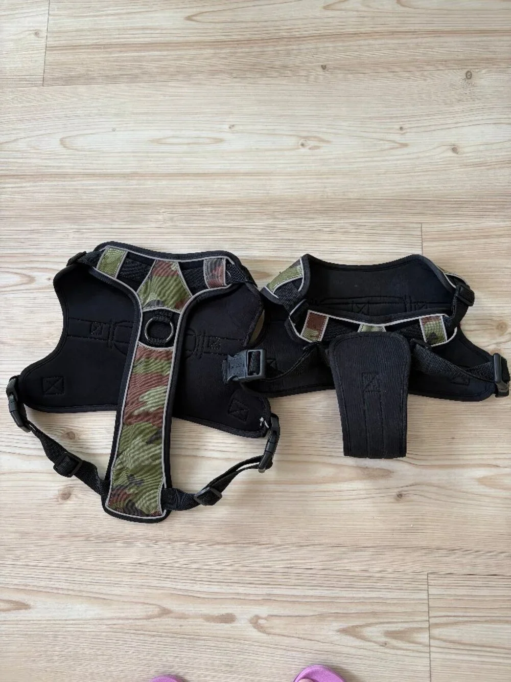 Dogline Harnesses    2 of them Camoflauge